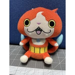 Hasbro Yokai Watch Jibanyan Plush Stuffed‎ Animal Orange 6”